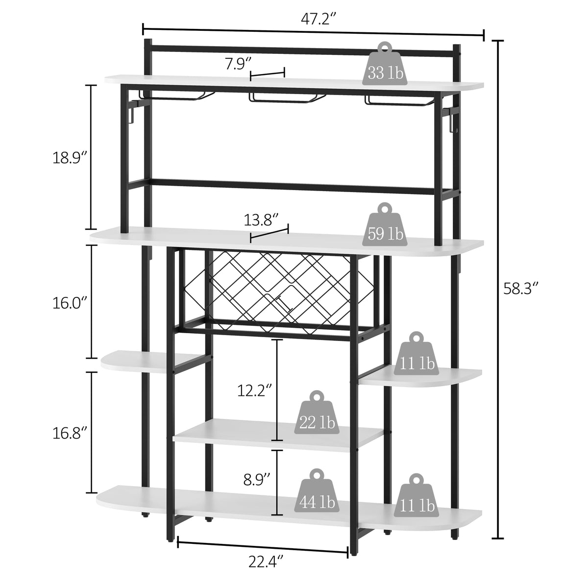 LED Wine Bar Table