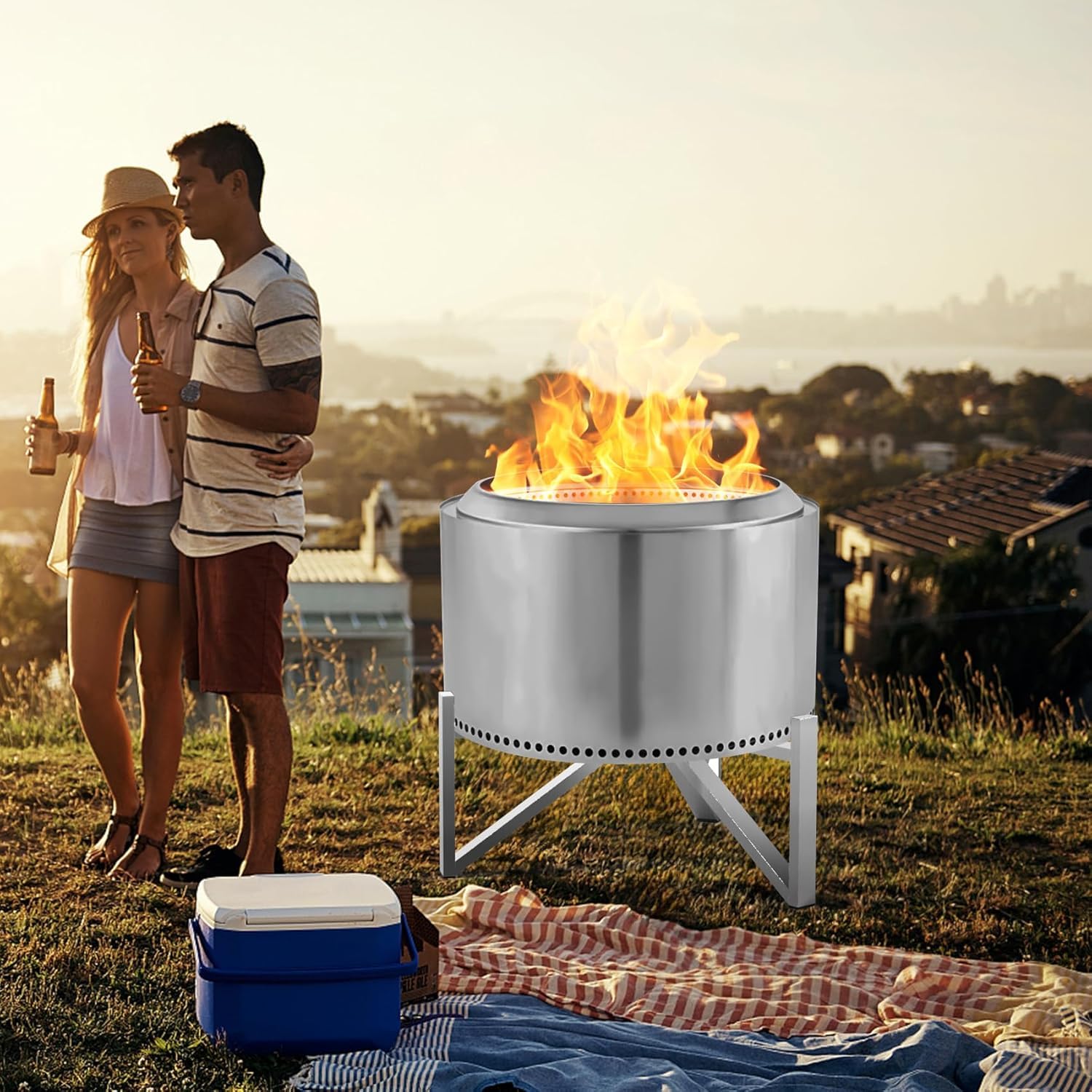 Fire Pit Stand for 27" Outdoor Fire Pits