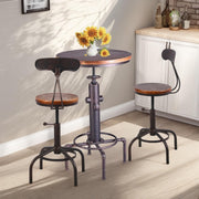 Adjustable Pub Table and Stool Set