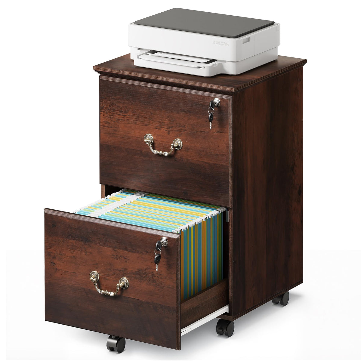 2-Drawer Locking File Cabinet