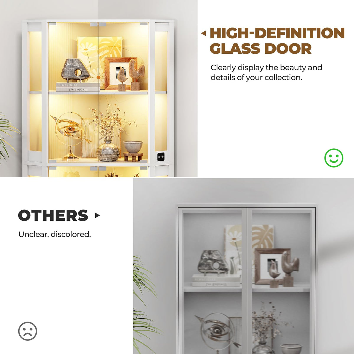 LED Corner Display Cabinet
