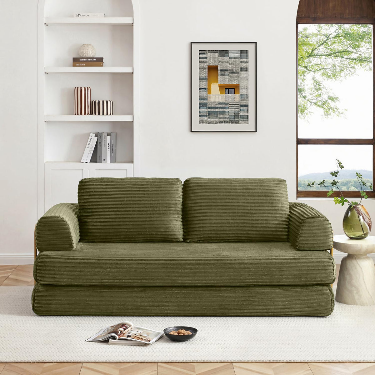 Corduroy Sleeper Sofa Bed