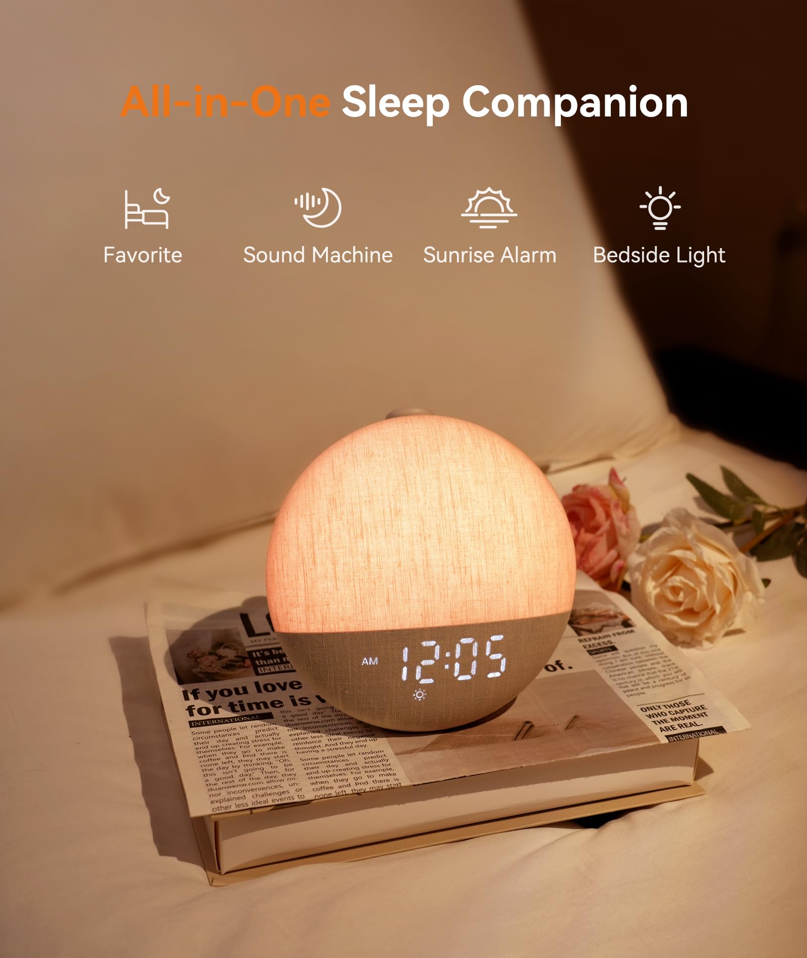 Sunrise Alarm Clock & White Noise Sound Machine