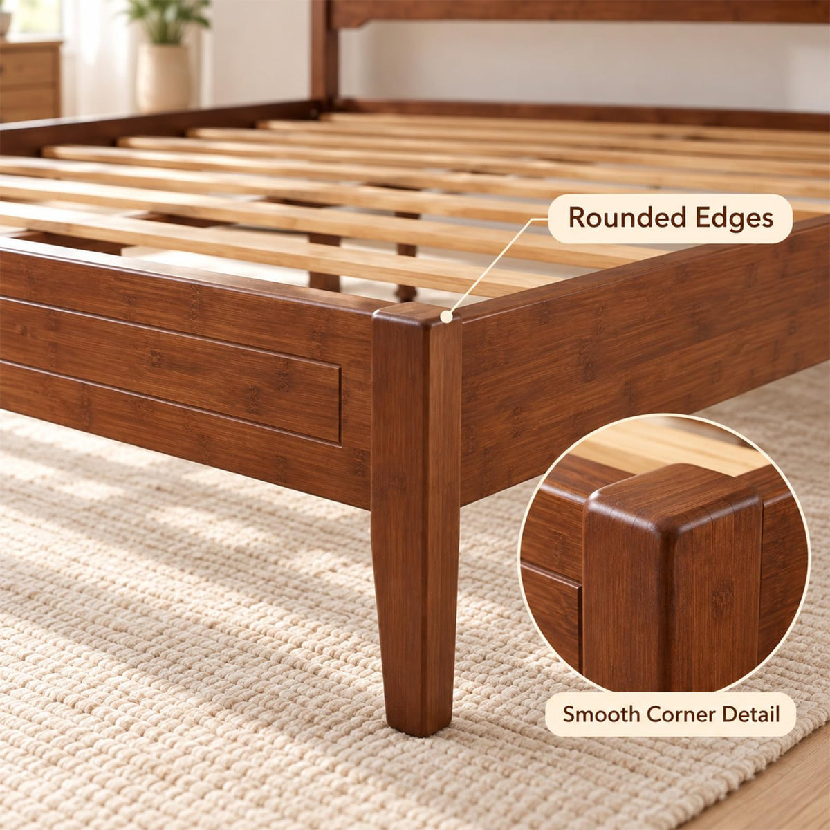 yotila King Bed Frame with Headboard and Storage