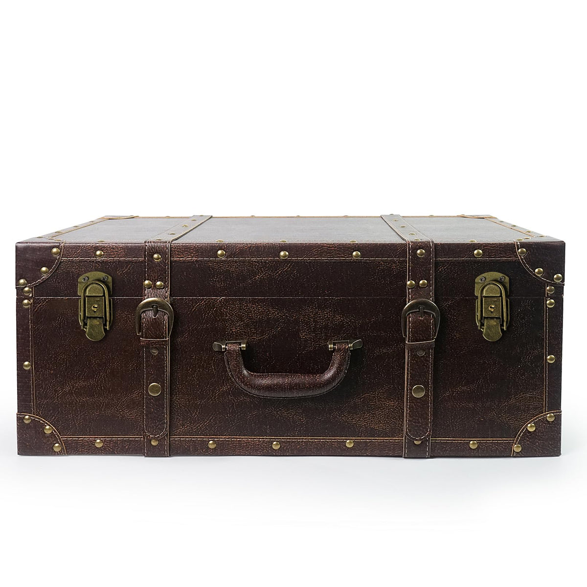 Vintage Wooden Storage Trunk