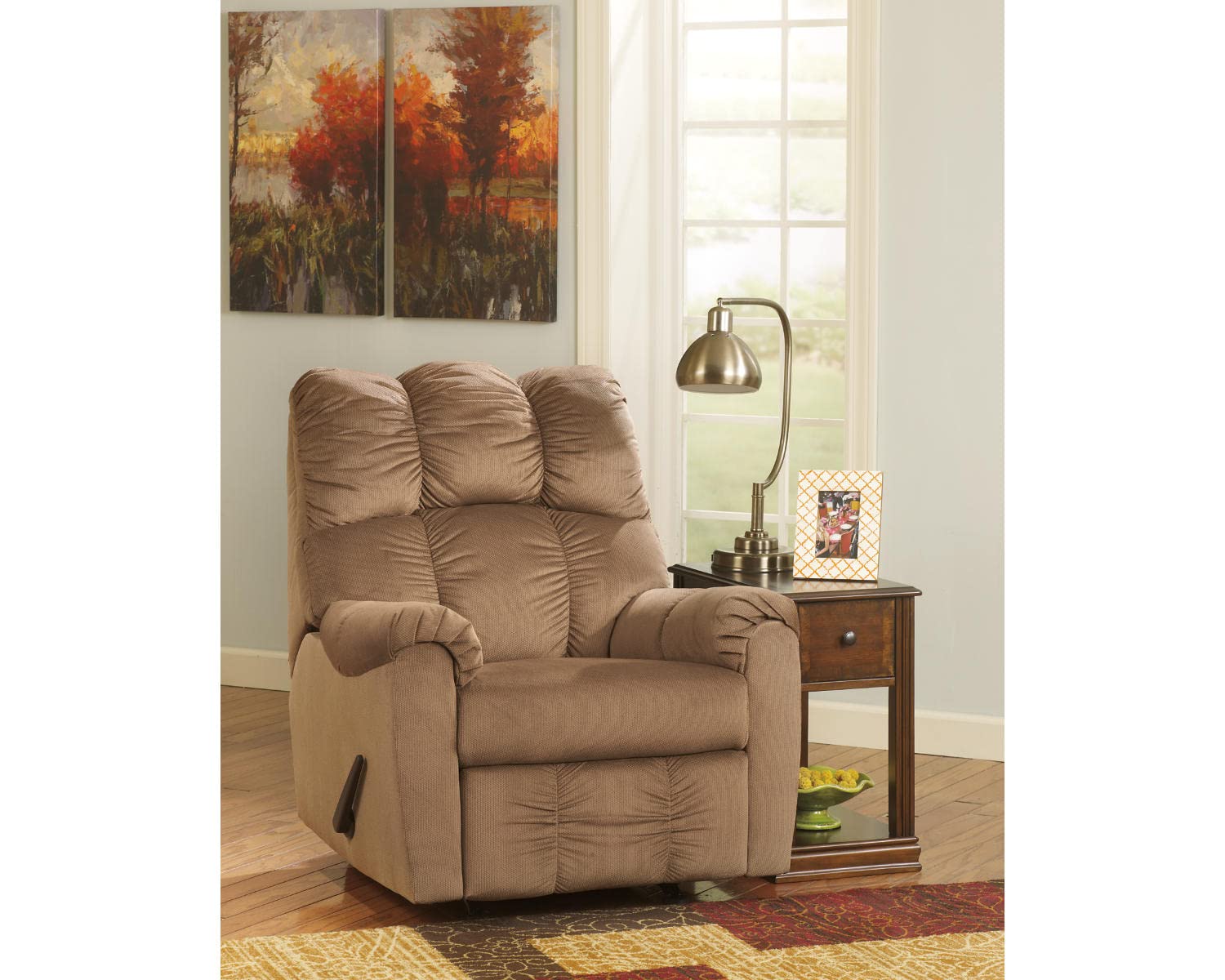 Chairside End Table with Drawer & Shelf