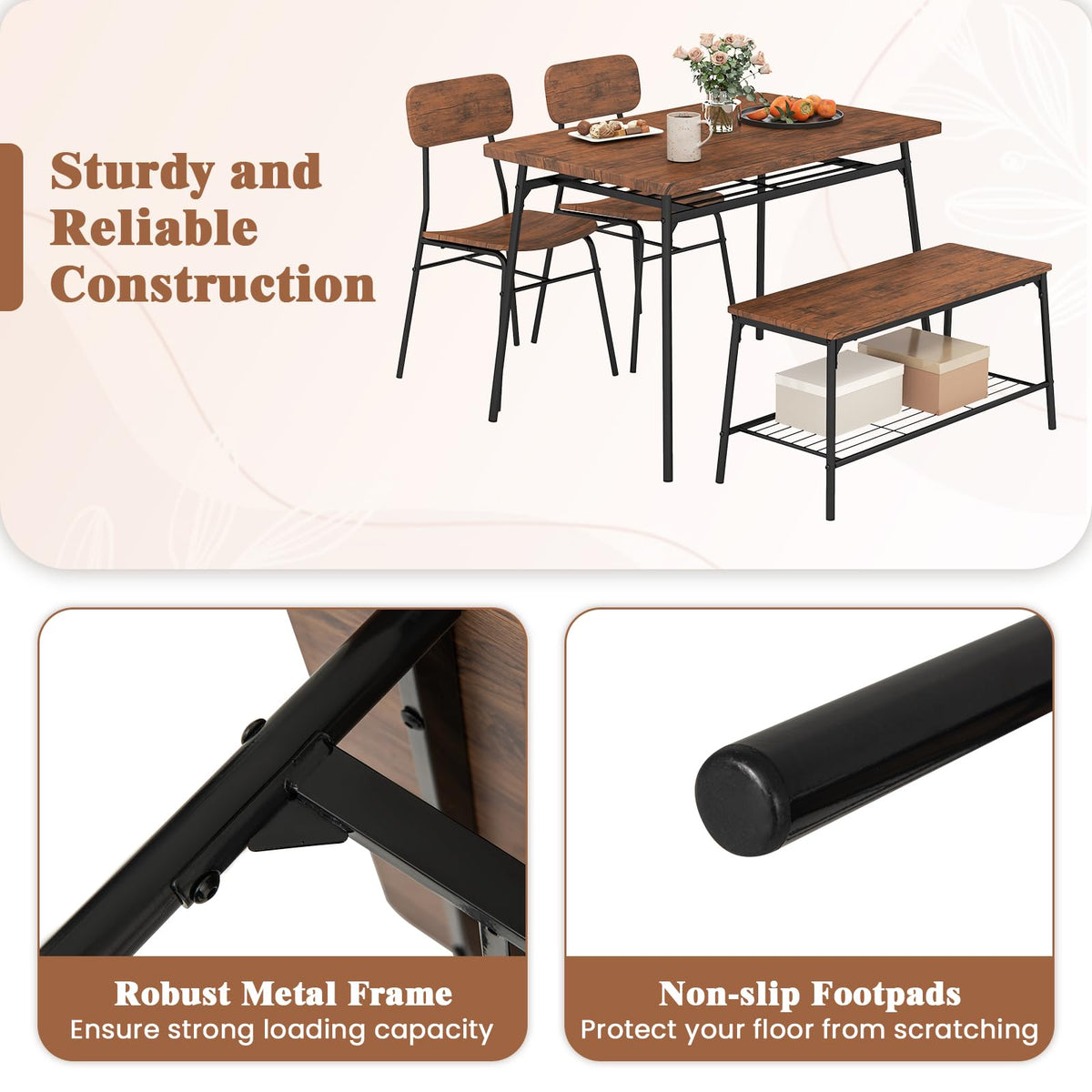 Rectangular Dining Table Set