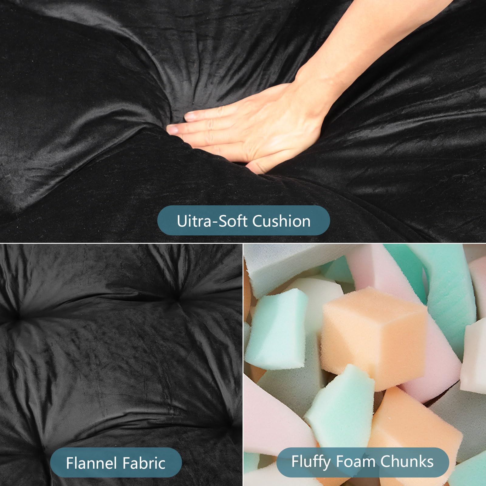 Full Size Futon Mattress – 6" Flannel Floor Mattress