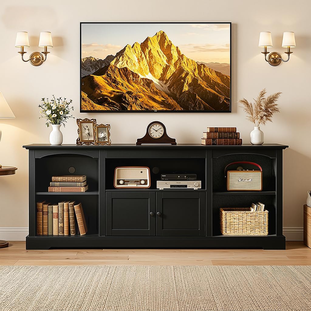 71" Arched Farmhouse TV Stand