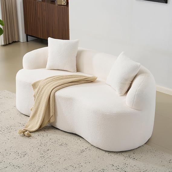 Curved Teddy Loveseat