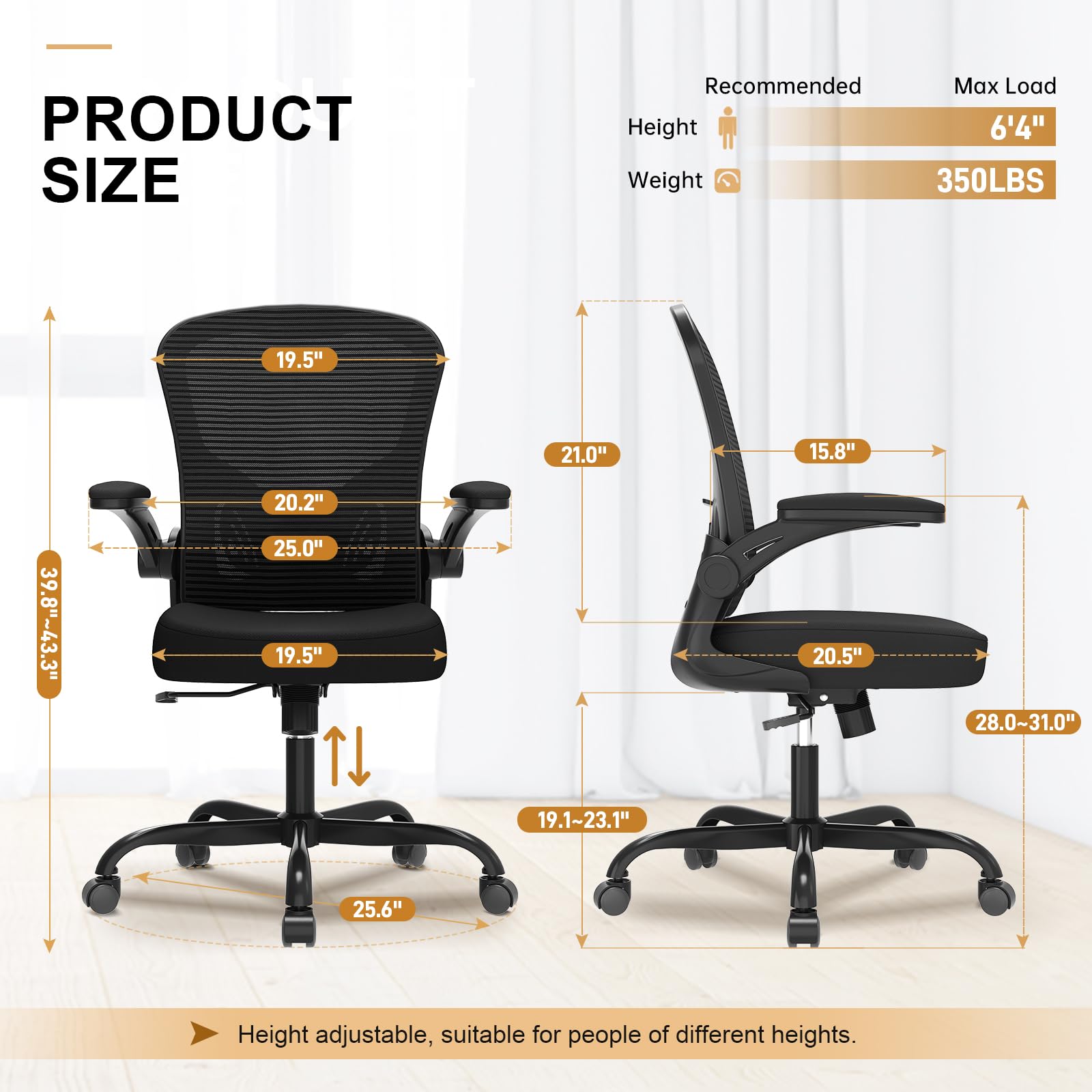 Ergonomic High Back Mesh Office Chair