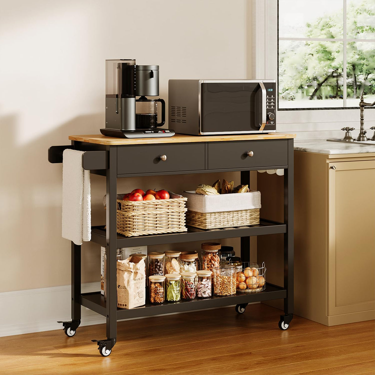 Rolling Kitchen Island Cart