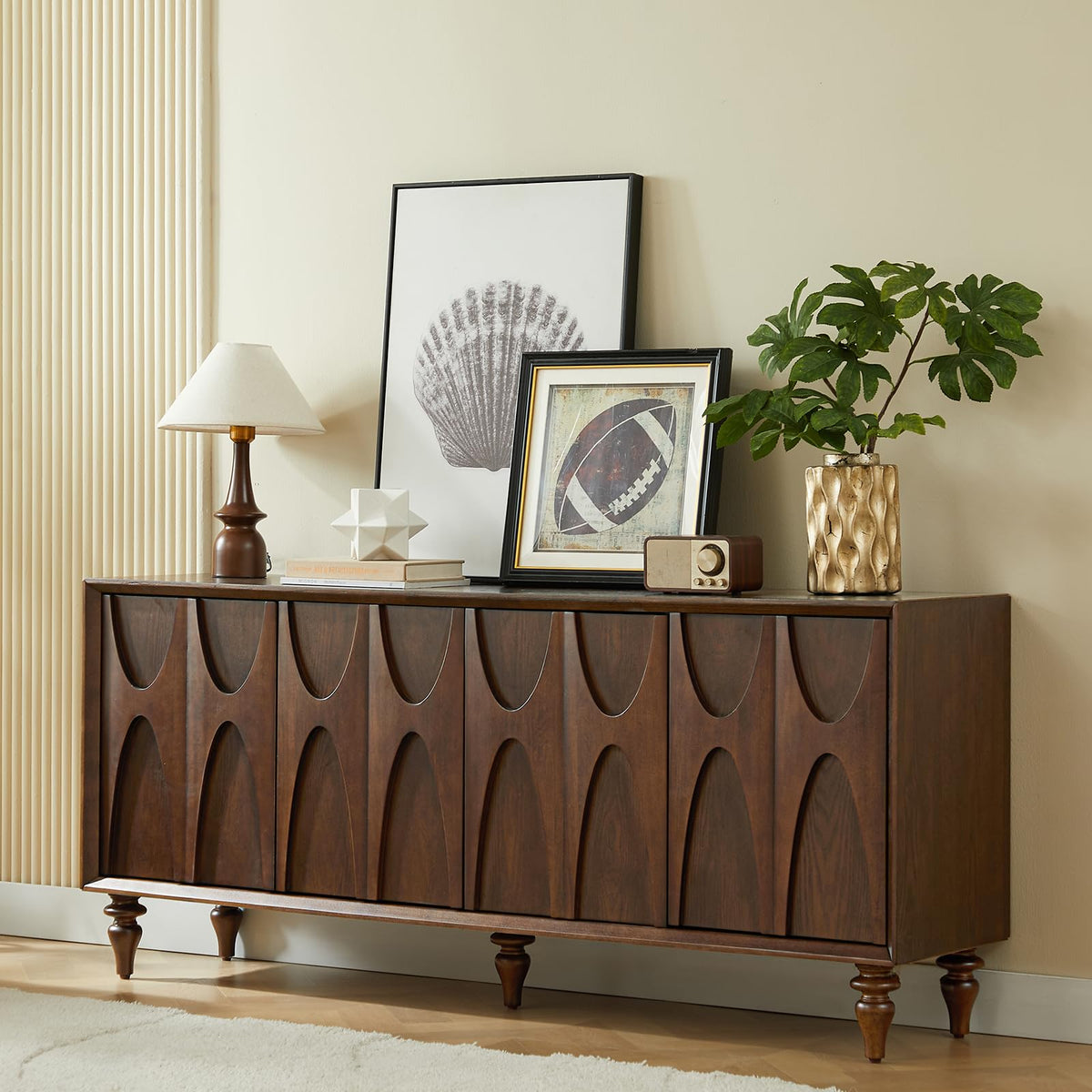 Walnut Mid-Century Sideboard