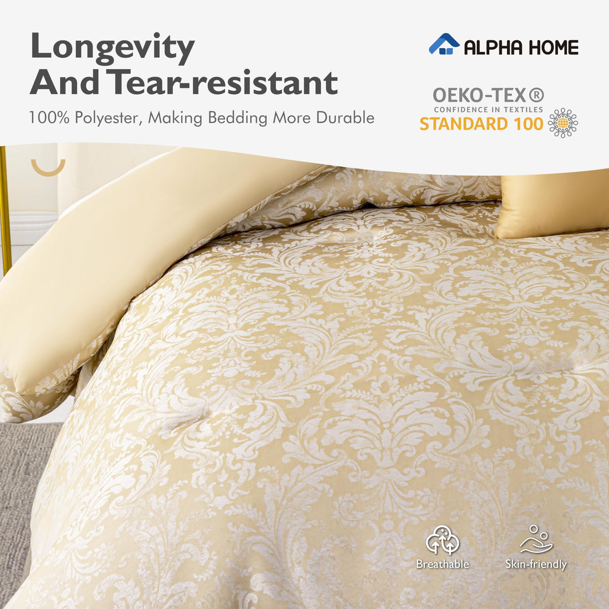 King Jacquard Comforter Set