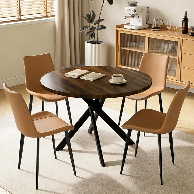 Round Dining Table Set for 4