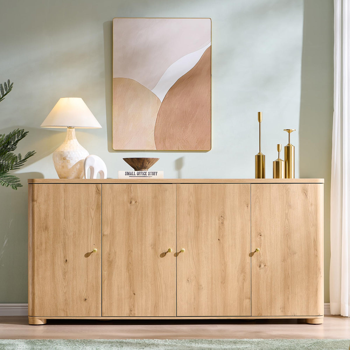Curved Buffet Sideboard