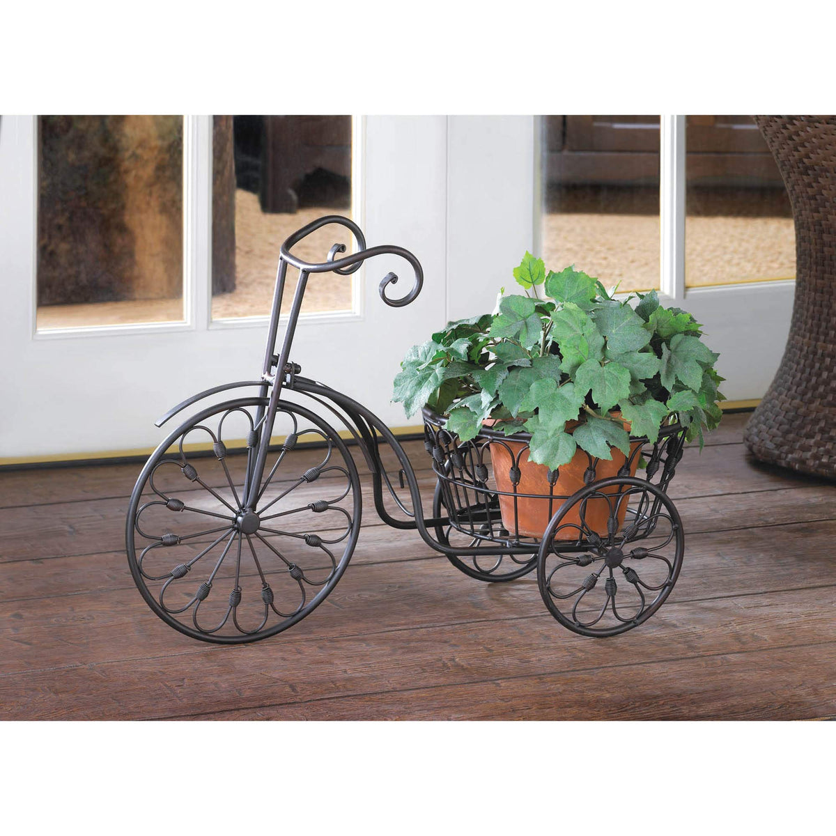 Summerfield Terrace Nostalgic Bicycle Home Garden Decor Iron Plant Stand