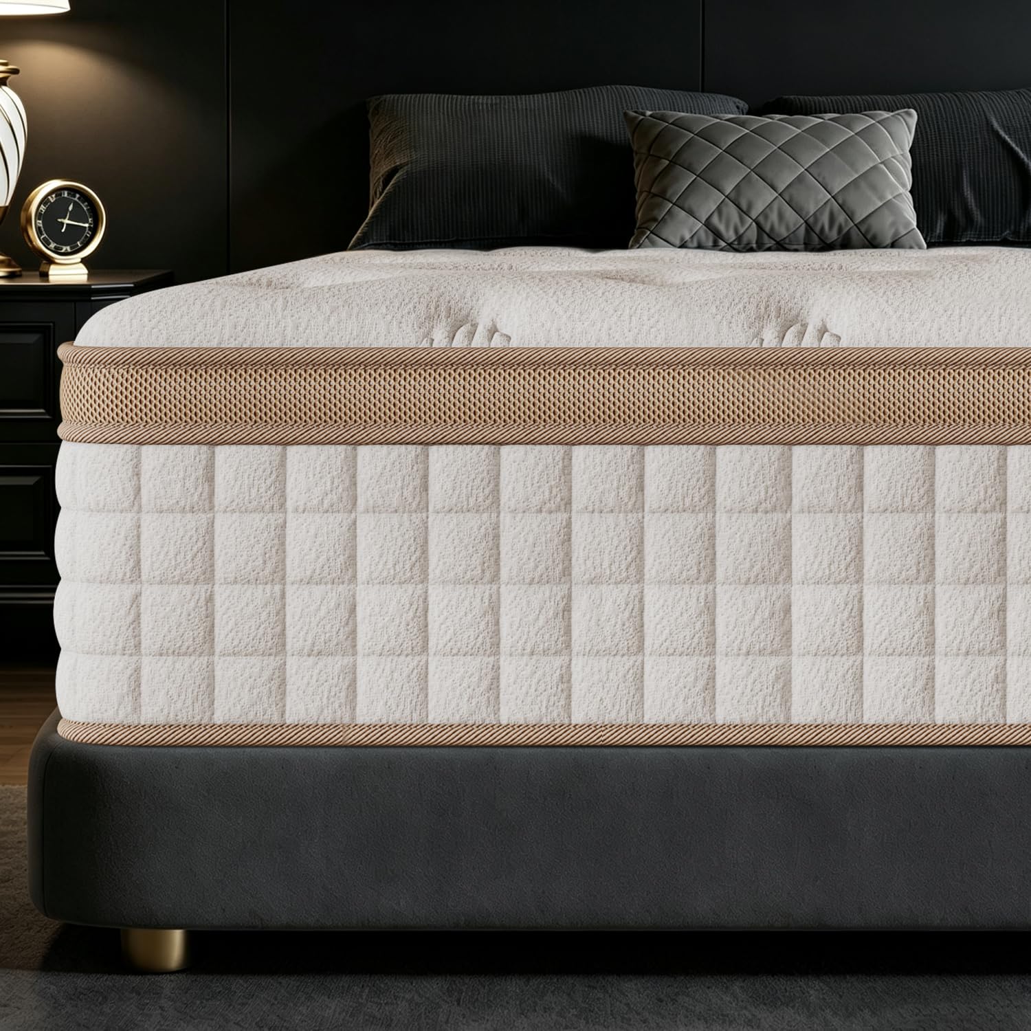 12-Inch Hybrid Queen Mattress – Cooling Gel Memory Foam & Pocket Springs