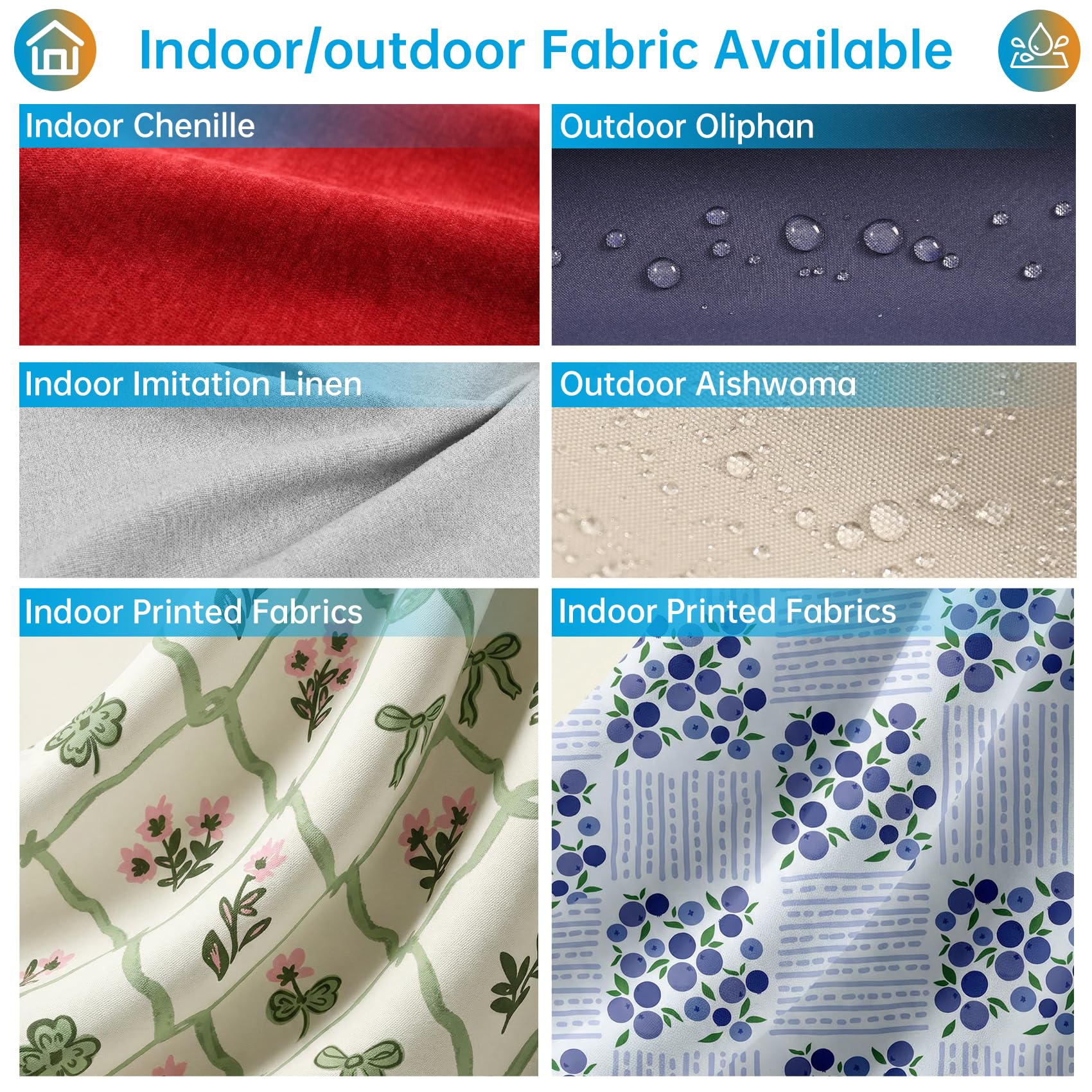 Custom Size Bench Cushion – Indoor & Outdoor