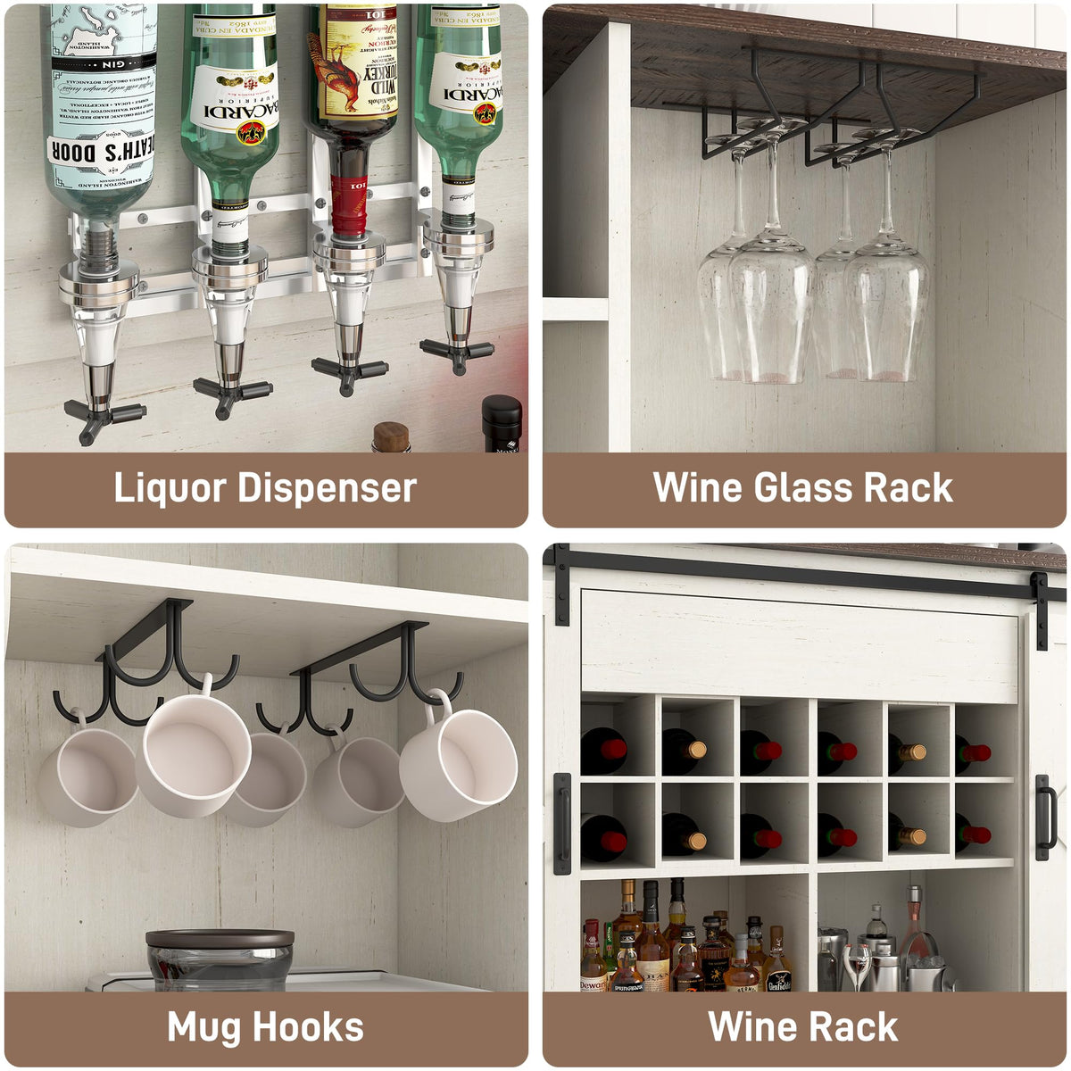 Farmhouse Bar Cabinet