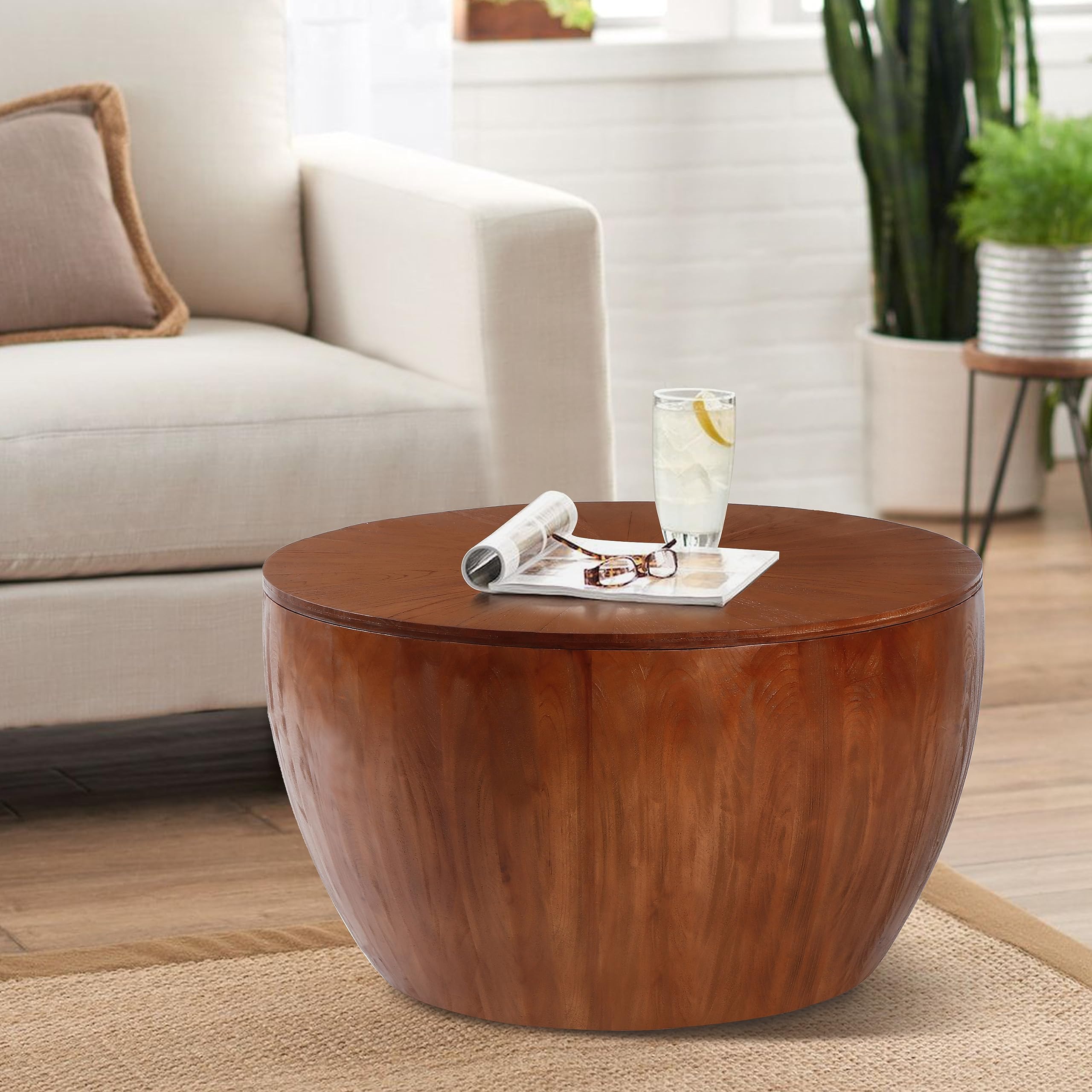 Barrel Drum Coffee Table