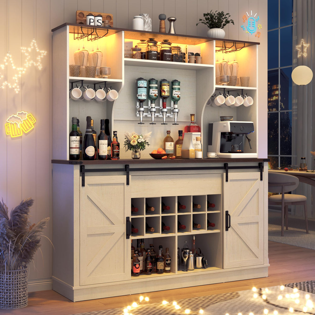 Farmhouse Bar Cabinet