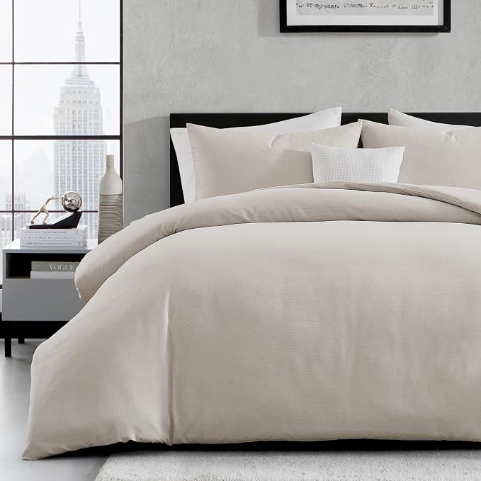 Full/Queen Pinstripe Comforter Set
