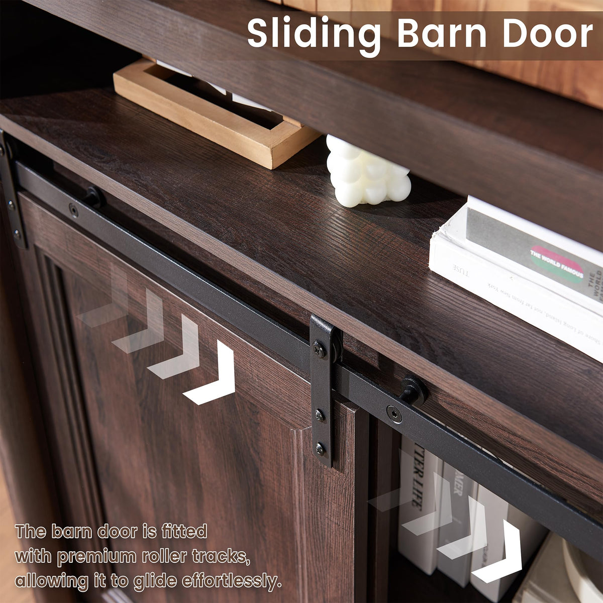 Farmhouse Barn Door TV Stand