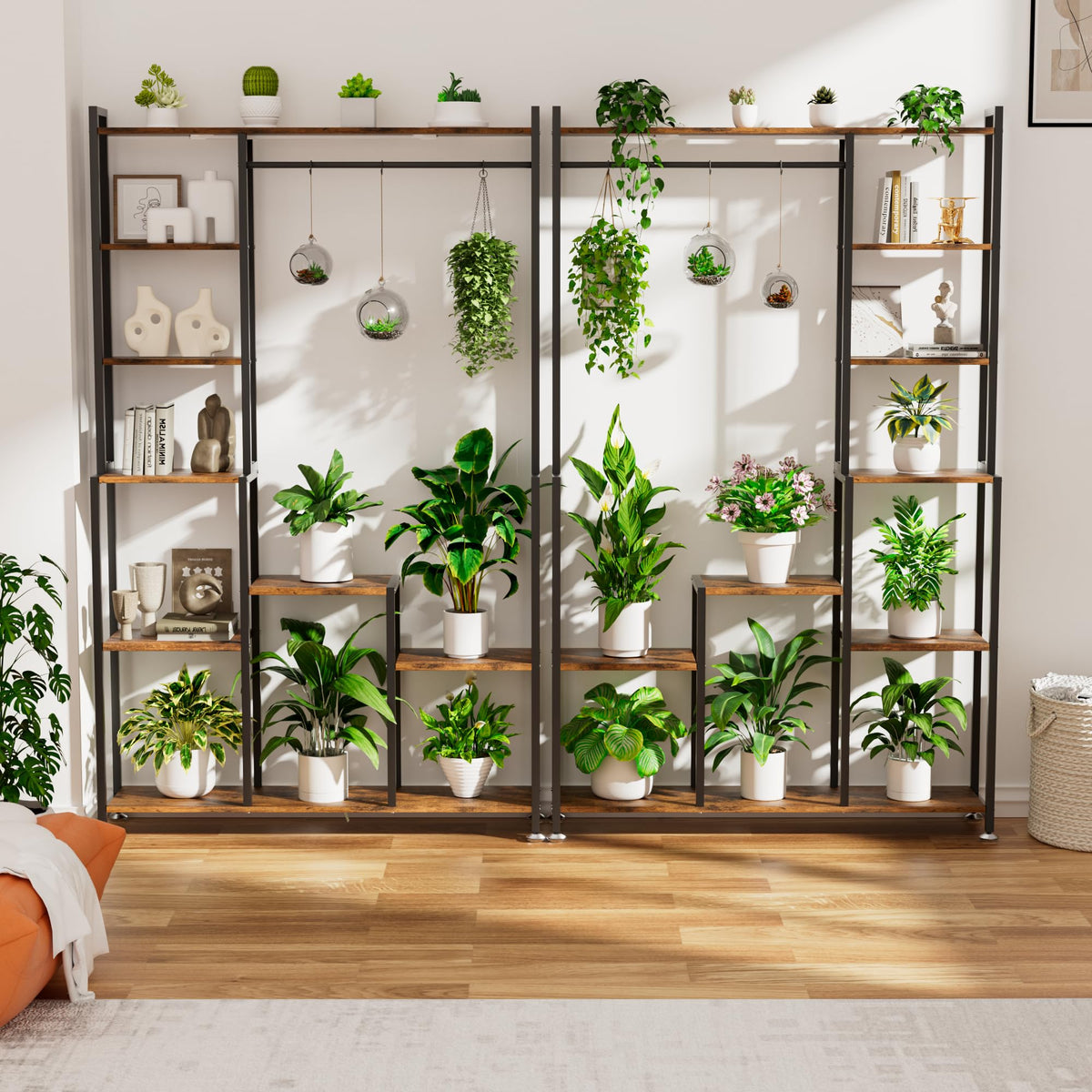 CODACE Plant Stand Indoor with Grow Light - 71 Inches Tall Plant Shelf