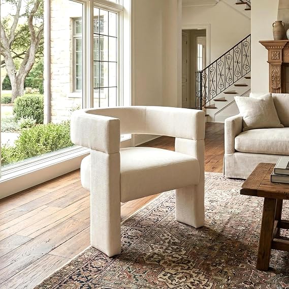 Olive Green Velvet Accent Chair