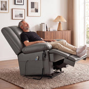 Couchus Large Dual Motor Power Lift Recliner Chair (Gray)