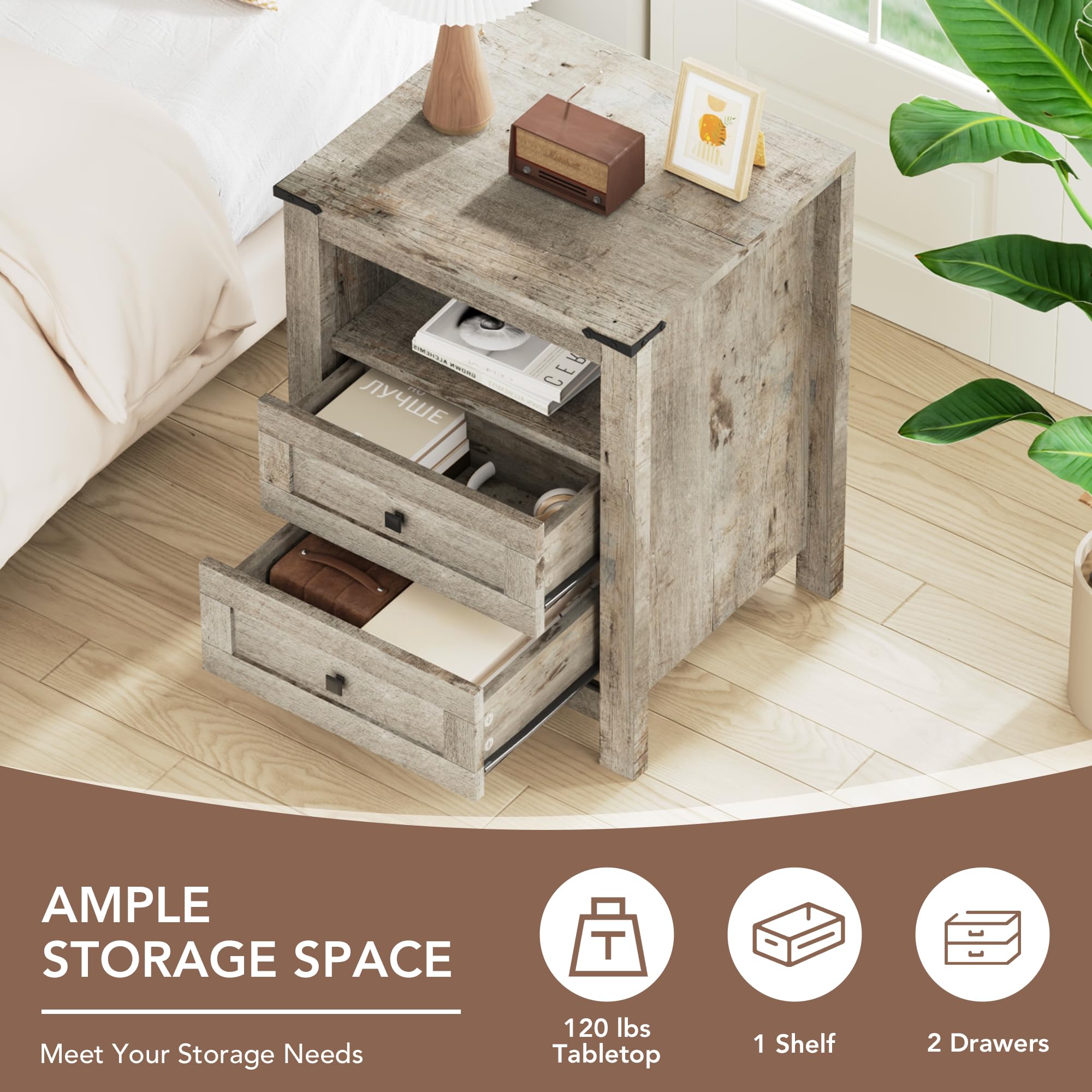3-Piece Bedroom Dresser & Nightstand Set