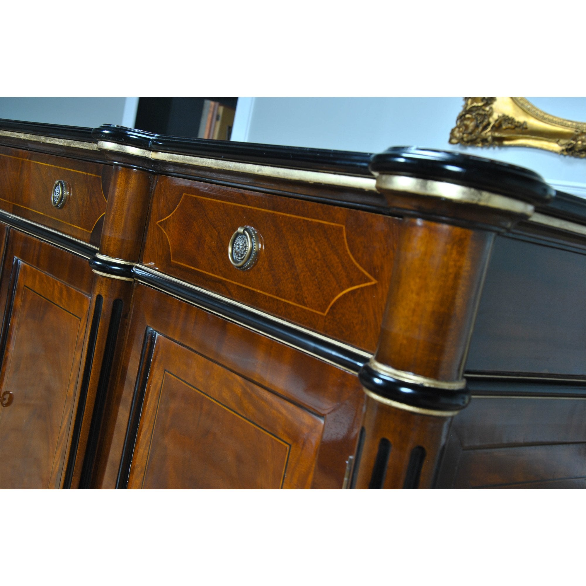 Niagara Furniture NSB043 Regency Banded Mahogany Sideboard