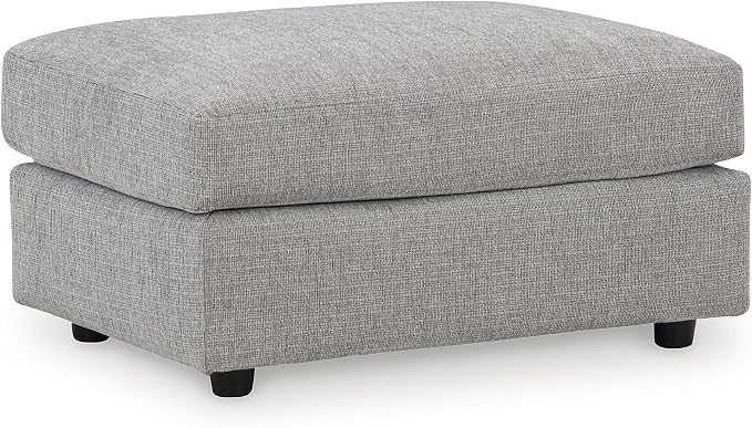 Rectangular Chenille Ottoman