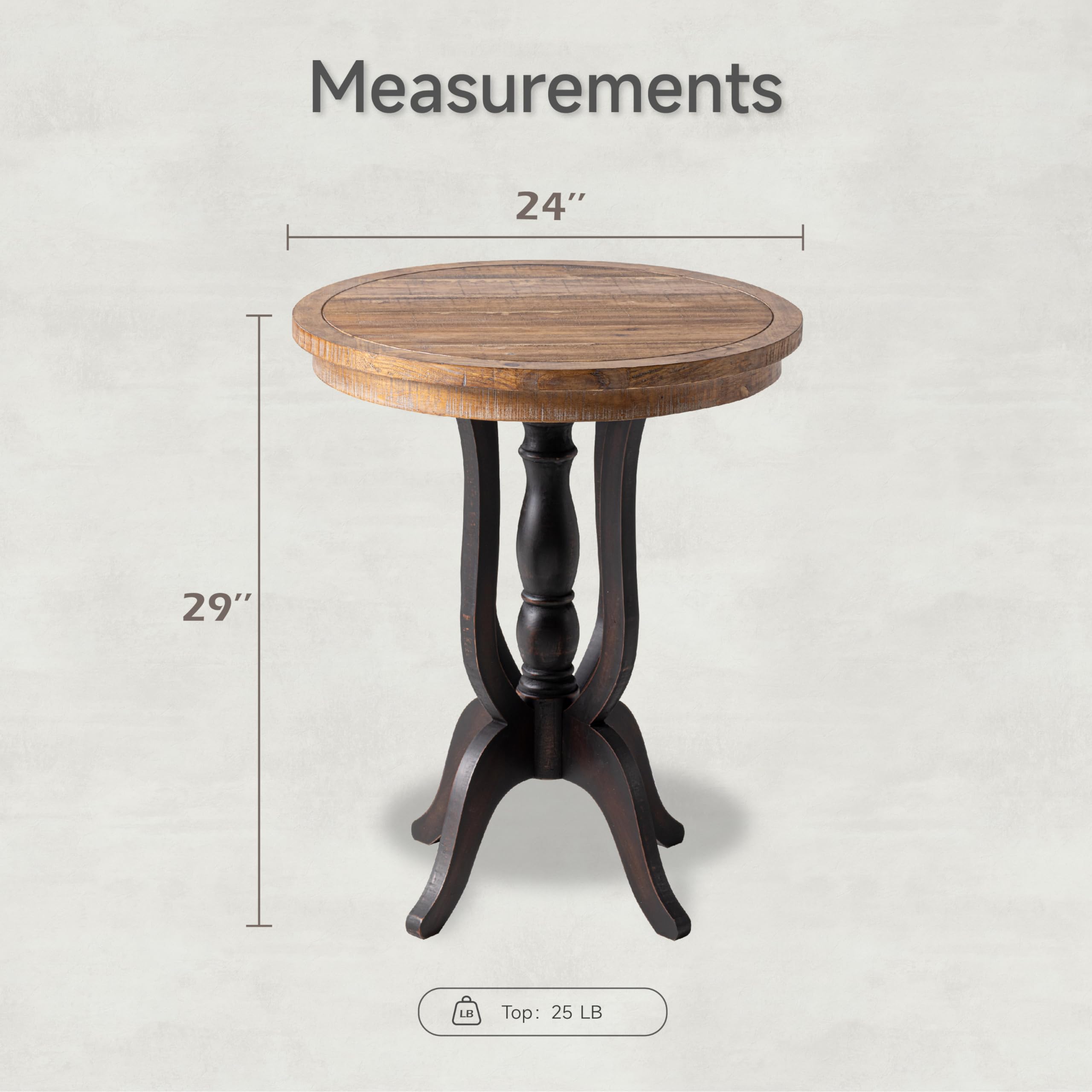 Rustic Farmhouse End Table