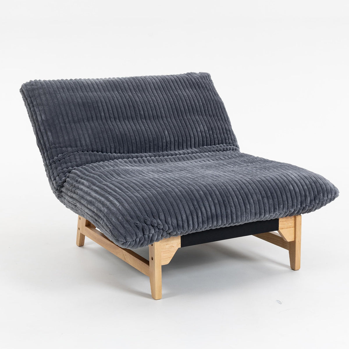 Corduroy Armless Lounge Chair