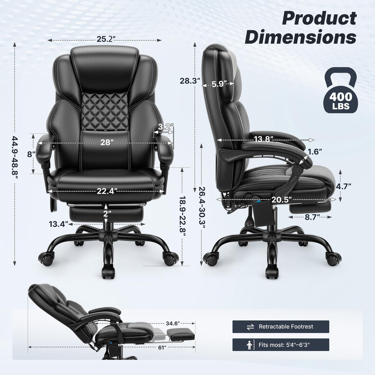 Reclining Massage Office Chair