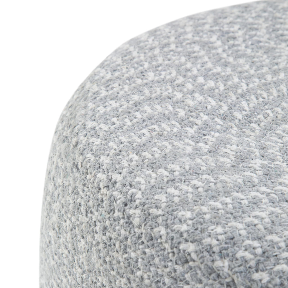 Round Braided Cotton Pouf