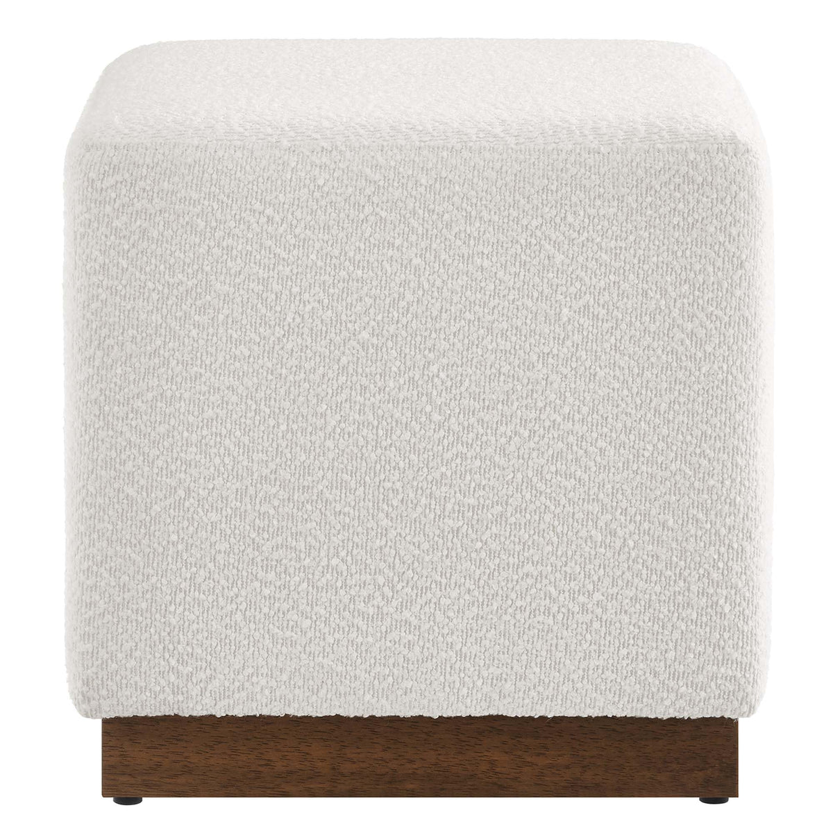 Square Boucle Ottoman
