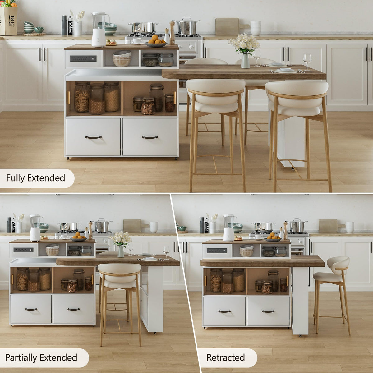 Island Table For Kitchen Extendable Small Kitchen Island Dining Table