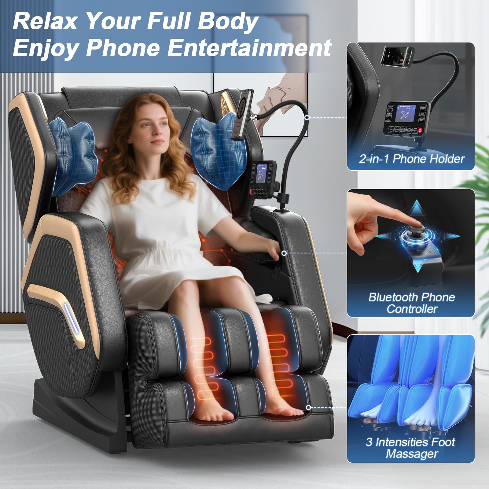Full Body SL-Track Zero Gravity Massage Chair