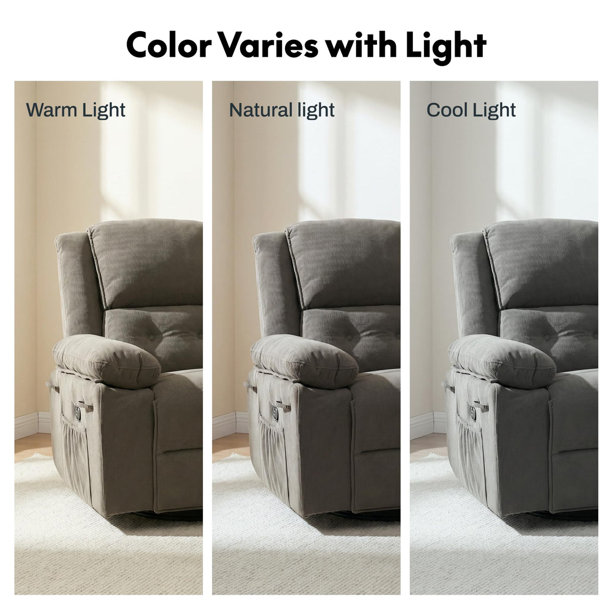 Swivel Rocker Massage Recliner