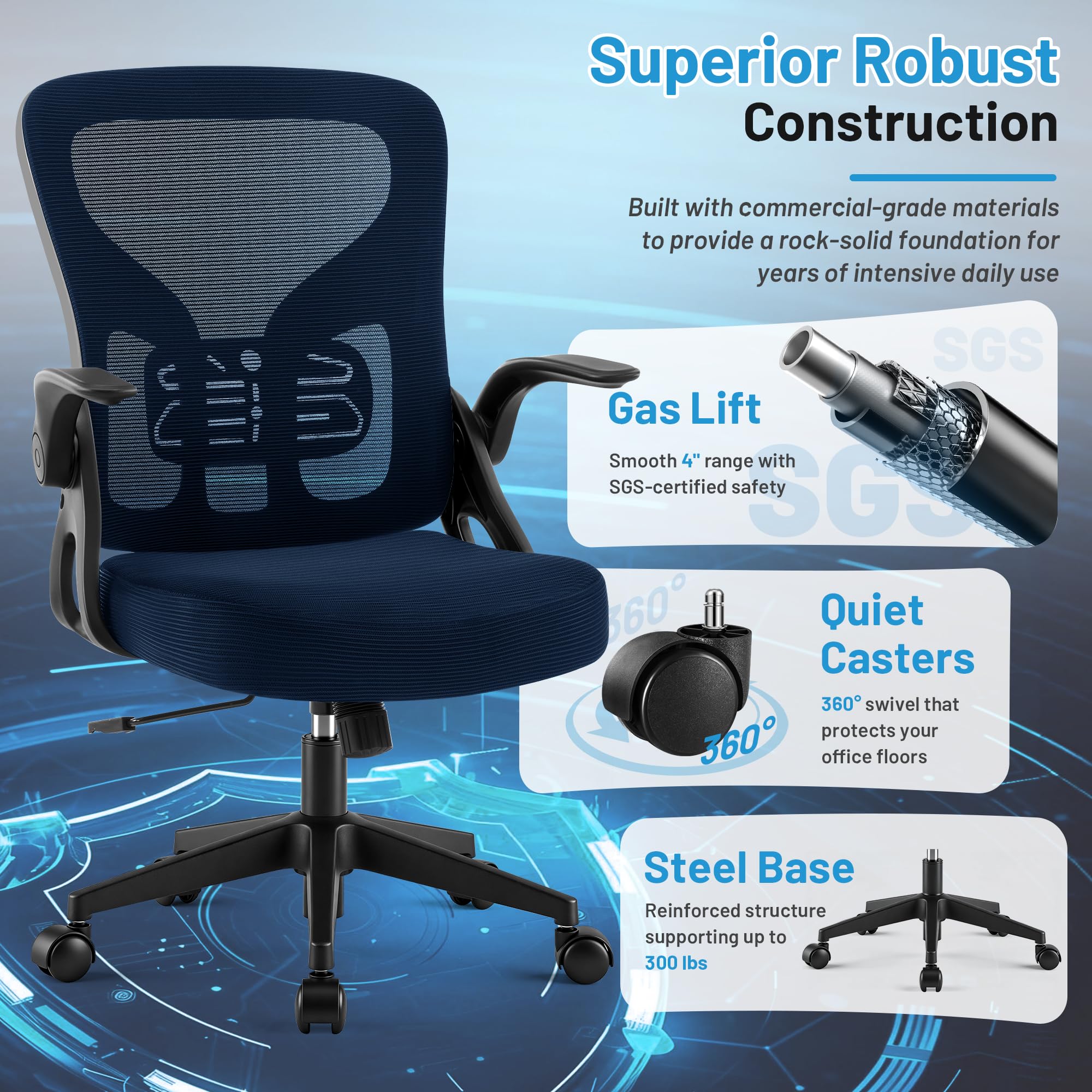 Ergonomic High-Back Mesh Office Chair