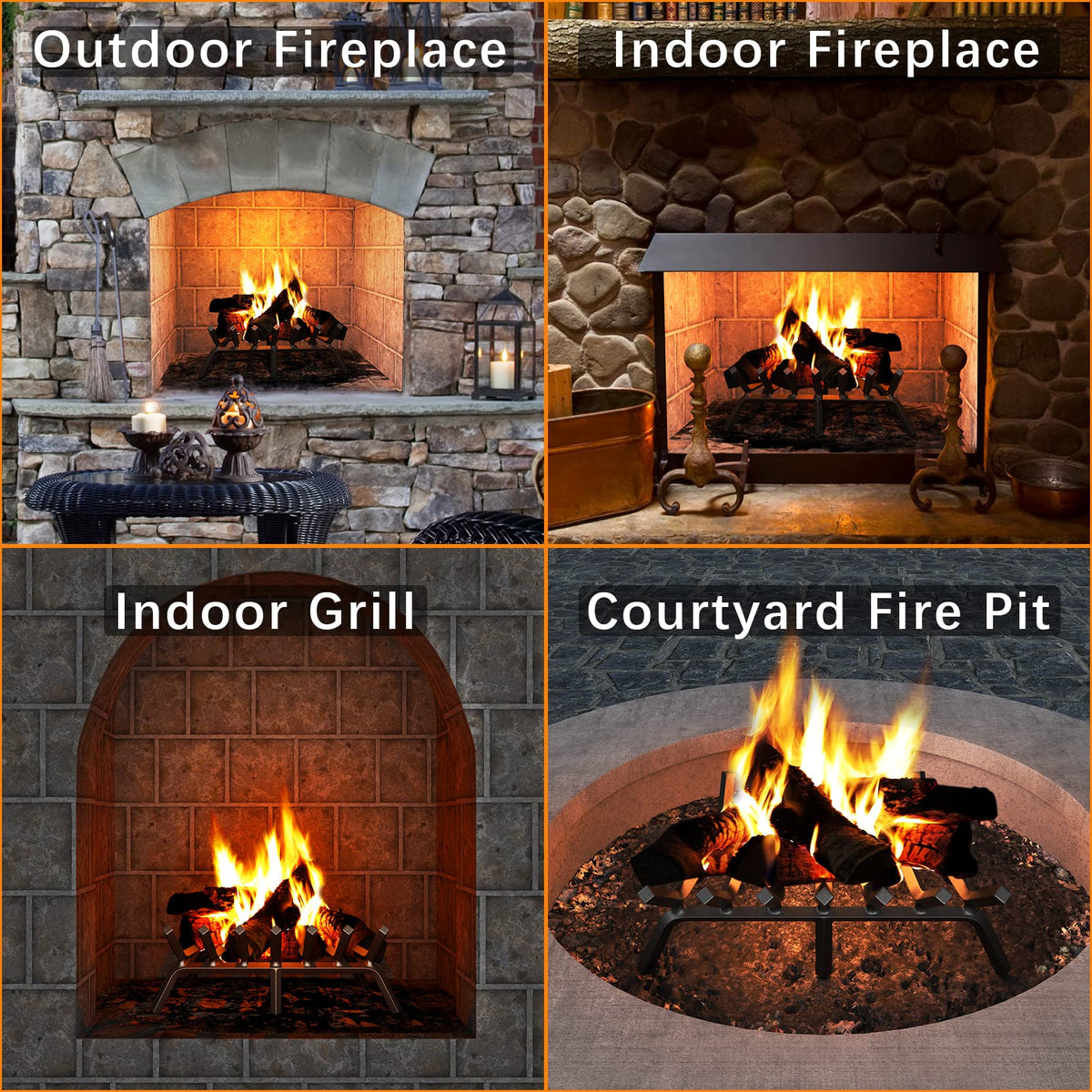 Steel Fireplace Grate