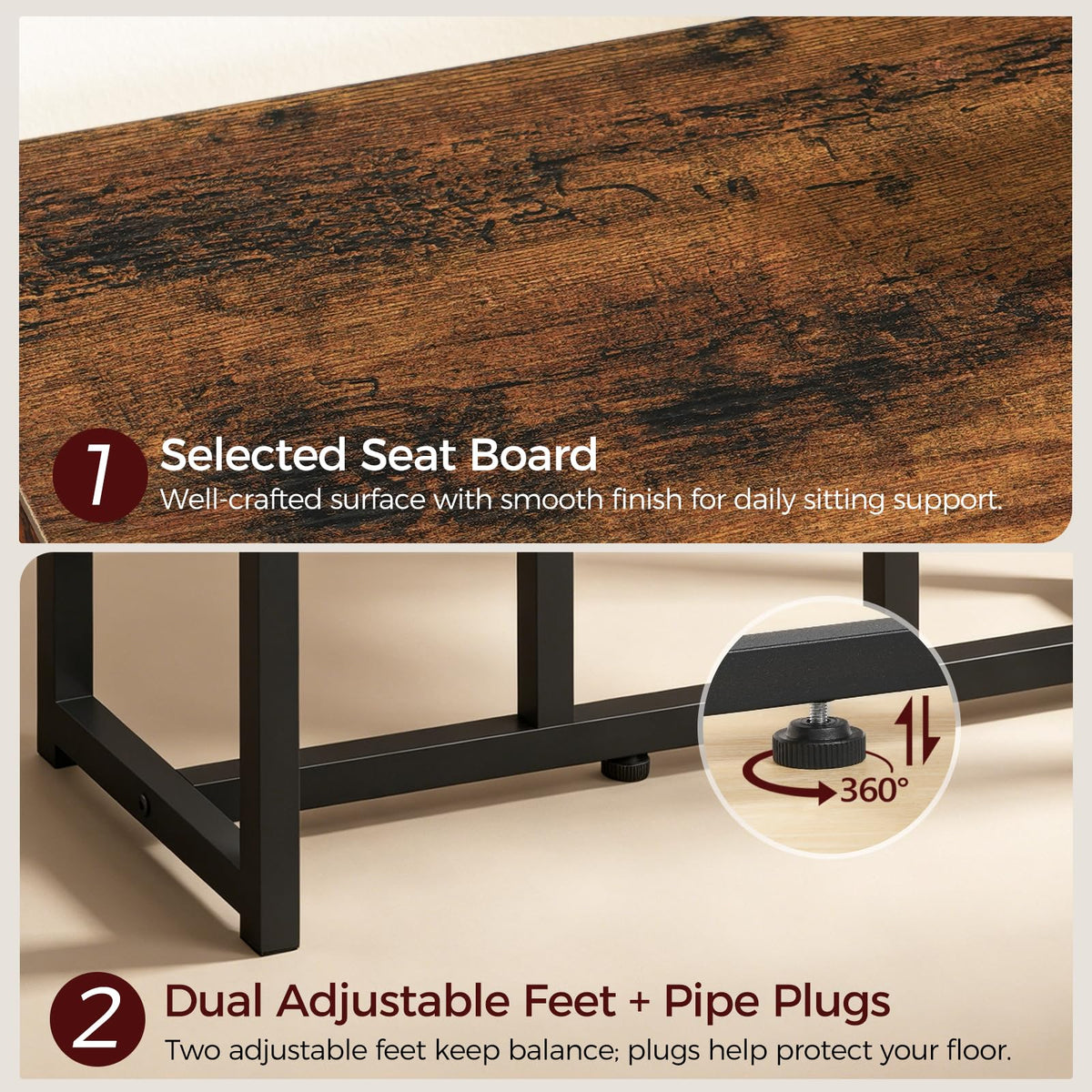 Rustic Dining Bench