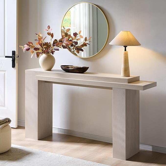 63" Two-Tier Console Table