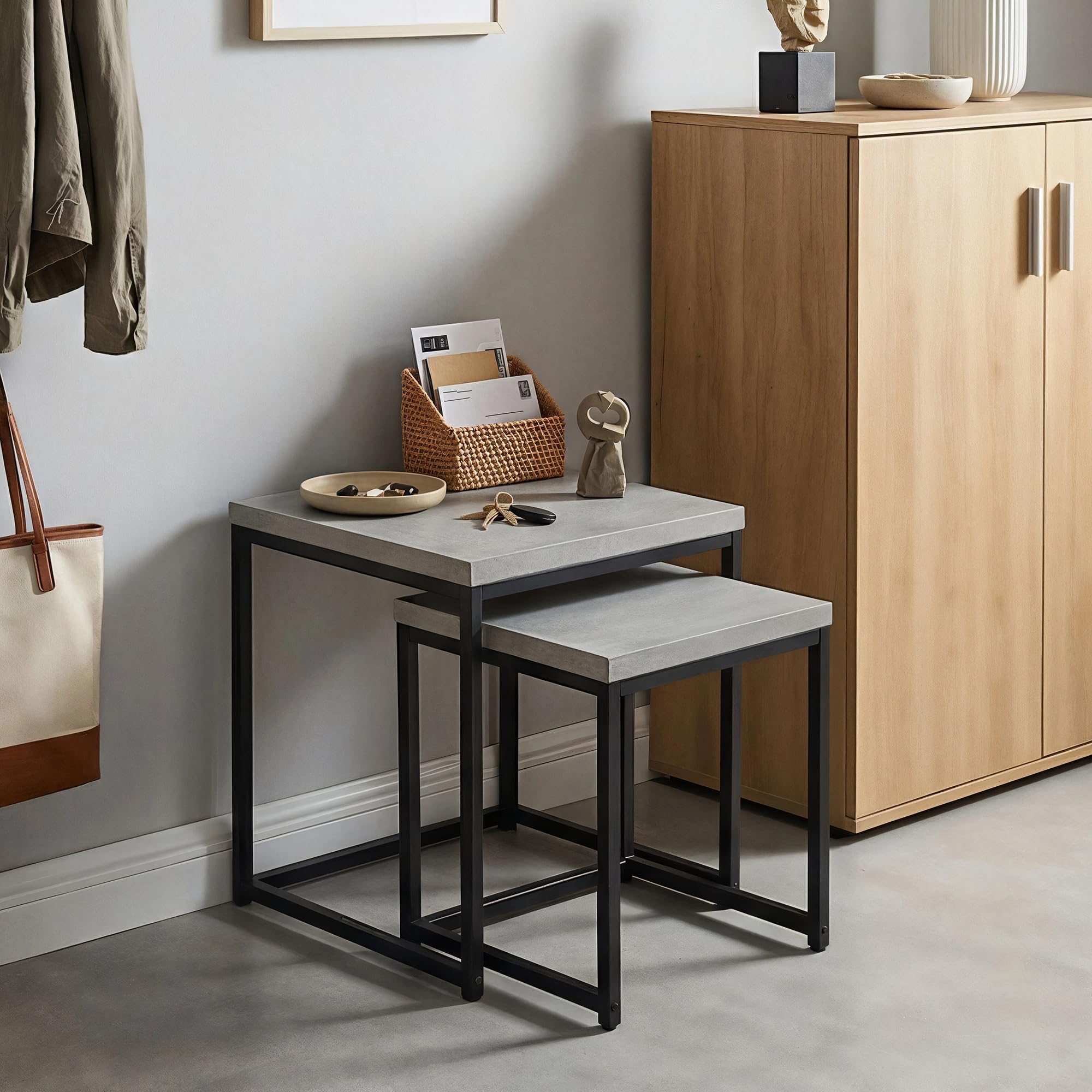 Nesting Coffee & Side Tables, Set of 2