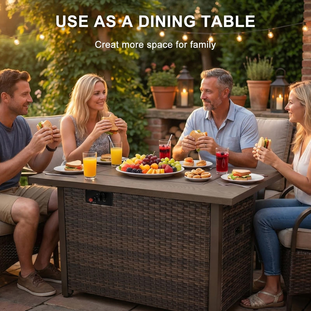 Propane Fire Pit Table