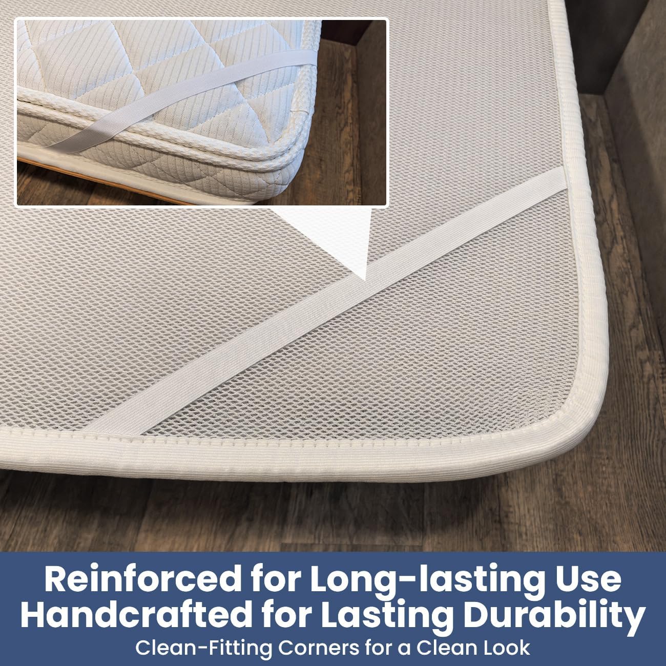 RV Accessories Mattress Underlay- Breathable Ventilation Pad for Campers and Motorhomes- Keeps Beds Dry by Promoting Airflow (RV Short Queen 74'' x 60'')