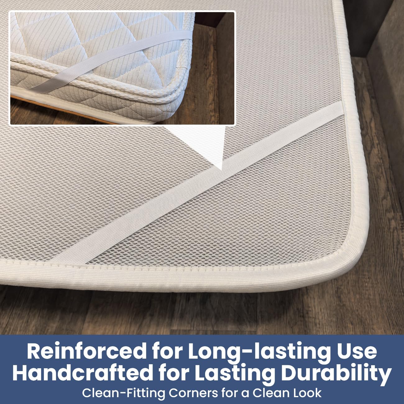 RV Accessories Mattress Underlay- Breathable Ventilation Pad for Campers and Motorhomes- Keeps Beds Dry by Promoting Airflow (RV Short Queen 74'' x 60'')